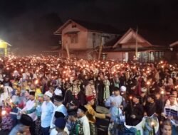 Semarak Pawai Obor di Sanggau Sambut Datangnya Ramadhan 1447 H