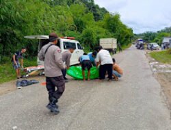 Kecelakaan Maut di Semuntai Sanggau, Satu Penumpang Motor Meninggal Dunia