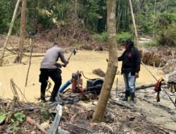 Polsek Tayan Hulu Tertibkan PETI di Hulu Sungai Tayan demi Atasi Pencemaran Air