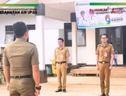 Awali Februari, Camat Air Upas Pimpin Apel Pagi dan Tekankan Disiplin ASN