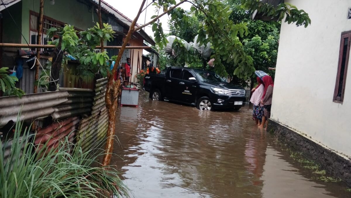 Kondisi rumah warga yang terdampak banjir di Kabupaten Lombok Tengah, Provinsi Nusa Tenggara Barat, Kamis (26/2). (Dok. BPBD Kabupaten Lombok Tengah)