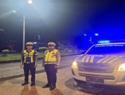 Cegah Balap Liar Setelah Sahur, Satlantas Polres Sekadau Intensifkan Blue Light Patrol