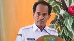 Bupati Sintang Gregorius Herkulanus Bala saat memberikan arahan dalam acara Komunikasi Sosial Kemasyarakatan bersama tokoh masyarakat dan jajaran Forkopimda di Pendopo Bupati, Rabu (18/2/2026).