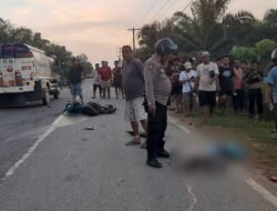 Tabrak Truk Boks di Tikungan Trans Kalimantan Sanggau, Pengendara Motor Meninggal Dunia