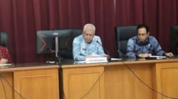 Sekretaris Daerah Provinsi Kalimantan Barat, Harisson, memberikan arahan terkait evaluasi Proyek dan Program Strategis Nasional (Pro-SN) di Pontianak, Jumat (20/2/2026).