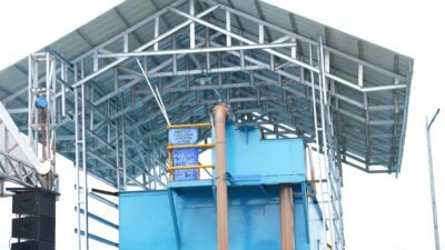 Bangunan infrastruktur Instalasi Pengolahan Air (IPA) PDM-1 berkapasitas 20 liter per detik milik Perumda Tirta Pawan. (Dok. HO/Faktakalbar.id)