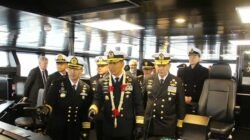 Peresmian KRI Canopus-936 oleh petinggi TNI AL di galangan kapal Jerman. (Dok. HO/Faktakalbar.id)