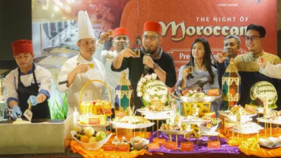 "Hotel Golden Tulip Pontianak hadirkan paket buka puasa "The Night of Maroccans" dengan 100+ menu Mediterania & Nusantara. Ada doorprize sepeda listrik dan promo menginap spesial Ramadan."