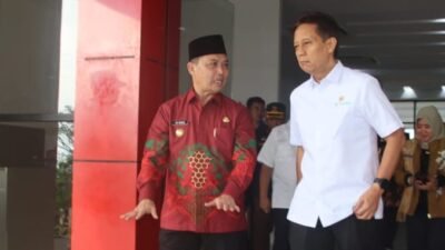 Gubernur Ria Norsan sambut kunjungan kerja Menteri Kesehatan RI Budi Gunadi Sadikin di Kubu Raya.