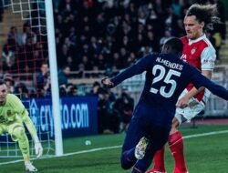Hasil Liga Champions: Sempat Tertinggal Dua Gol, PSG Bangkit Taklukkan 10 Pemain AS Monaco 3-2 di Stade Louis II