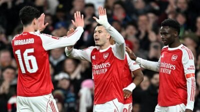 Hasil Piala FA: Arsenal Bantai Wigan 4-0