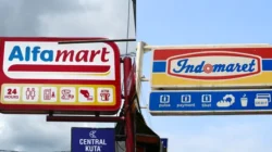 Gerai Indomaret dan Alfamart. (Dok. Ist)