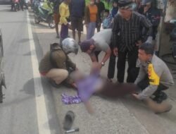 Kecelakaan Maut di Kubu Raya, Pasutri Lansia Tewas Menabrak Truk