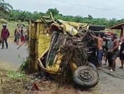 Pecah Ban Berujung Petaka, Kecelakaan Maut di Trans Kalimantan Renggut Nyawa Sopir Dump Truck
