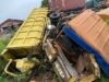 Truk CPO dan Dump Truck Terlibat Kecelakaan di Trans Kalimantan Pancaroba, Kondisi Kendaraan Ringsek