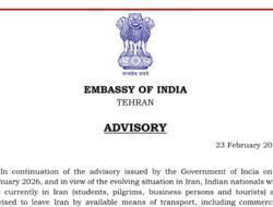 Situasi Memanas, India Desak Warga Negaranya Segera Tinggalkan Iran
