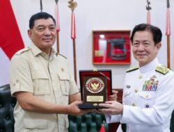 Perkuat Hubungan Bilateral, Menhan Sjafrie Terima Kunjungan Pimpinan JMSDF Jepang