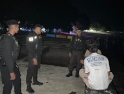 Jamin Keamanan Warga, Satsamapta Polres Kayong Utara Gelar Patroli Sambang Malam Hari