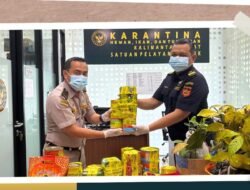Perketat Perbatasan di Awal Tahun, Karantina Aruk Tahan Puluhan Bibit dan Daging Olahan Ilegal