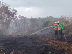 Titik Api di Jalan Madusari Berhasil Dilokalisir, Polda Kalbar Ingatkan Bahaya Karhutla