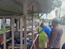 Polsek Simpang Hilir Amankan Pasar Juadah Teluk Melano, Pastikan Aktivitas Ramadan Berjalan Lancar