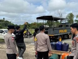 Polres Kapuas Hulu Sita Puluhan Jerigen dan Tangki Modifikasi di SPBU Putussibau