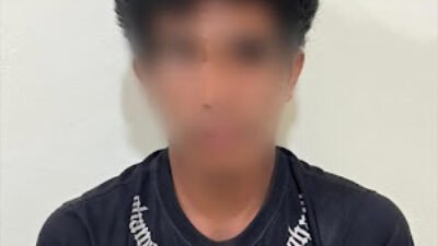 Tersangka F pelaku tindak pidana pencabulan terhadap anak di bawah umur. (Dok. Polres Sekadau)