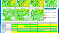 BMKG: Prakiraan Cuaca Kalimantan Barat 1 Februari 2026, Waspada Potensi Hujan dan Karhutla