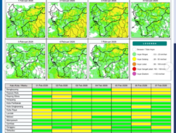BMKG: Prakiraan Cuaca Kalimantan Barat 1 Februari 2026, Waspada Potensi Hujan dan Karhutla