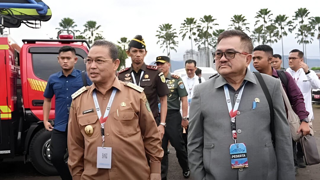 Gubernur Kalbar Ria Norsan menghadiri Rakornas 2026 di Sentul. Presiden Prabowo memberikan arahan terkait sinergi pusat dan daerah. (Dok: @adpim.provkalbar)