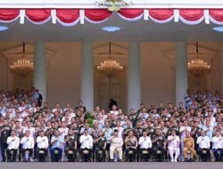 Pertama Kali di Istana Merdeka, Presiden Prabowo Berikan Taklimat pada Rapim TNI-Polri 2026