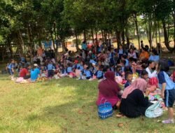 Belajar Sambil Bermain, TK Tunas Harapan Gelar Rekreasi Edukatif di Taman Kota Marau
