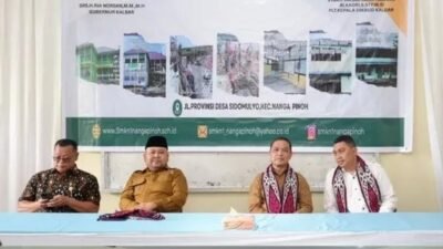 Pemerintah Provinsi Kalimantan Barat merencanakan relokasi SMKN 1 Nanga Pinoh dan memperbaiki drainase untuk mengatasi masalah genangan air di sekolah. (Dok: Adpi Prov Kalbar)
