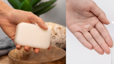 "Mana yang lebih bersih untuk kulit? Simak perbandingan tingkat higienis antara sabun batang dan sabun cair serta tips cara menyimpannya agar tetap sehat. "