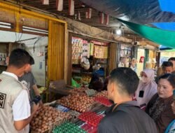 Cek Pasar Kemuning, Satgas Pangan Kalbar Pastikan Harga Sembako Stabil Jelang Imlek