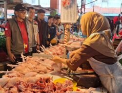 Satgas Saber Pangan Pastikan Harga Sembako di Pasar Kemuning Pontianak Stabil Jelang Ramadhan