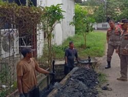 Satpol PP Ketapang Pantau Rehabilitasi Drainase di Jalan Basuki Rahmat