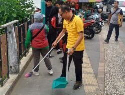 Muara Kantu Sanggau Kembali Bersih Lewat Kerja Bakti