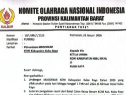 Diwarnai Kericuhan, Musorkab KONI Kubu Raya Ditunda Mendadak: Provinsi Dalihkan Aturan, Panitia Kecewa