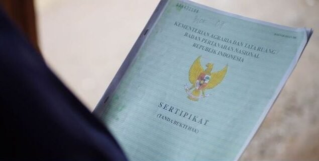 Ilustrasi - Surat tanah. (Dok. Ist)