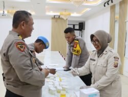 Gelar Tes Urine Mendadak, Seluruh Perwira Polres Ketapang Negatif Narkoba