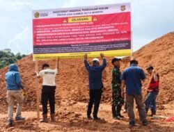 Tim Gakkum ESDM dan Satgas PKH Halilintar kembali menyegel Perusahaan Bauksit Milik AS, yaitu PT QSS