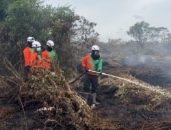 Meski Diguyur Hujan, Tim Siaga Karhutla Masih Temukan Titik Asap di Parit Toom