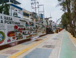 Perkuat Branding, Pemkot Pontianak Hadirkan Peta Rasa di Trotoar Teuku Umar