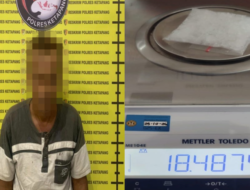 Terlibat Kecelakaan di Sandai, Pria Asal Kubu Raya Ketahuan Bawa Sabu 18,48 Gram