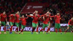 Skuad Timnas Maroko yang kini secara sah ditetapkan sebagai pemenang Piala Afrika menyusul keputusan Dewan Banding CAF terkait aksi protes Senegal.