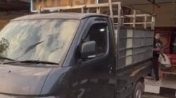 Tangki modifikasi ekstra pada kendaraan pikap yang disita kepolisian sebagai barang bukti. (Dok. Ist)