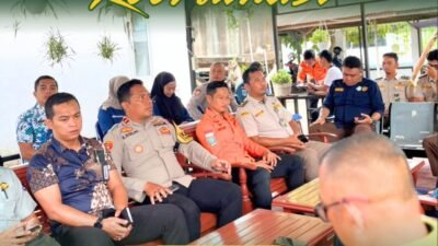 Rapat Koordinasi Posko Penyelenggaraan Angkutan Laut Lebaran 2026 di KSOP Kelas IV Ketapang yang dihadiri oleh jajaran Karantina Kalimantan Barat bersama Polri dan instansi terkait. (Dok. HO/Fatktakalbar.id)