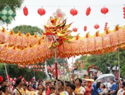 Atraksi Naga Pontianak Pukau Penonton di Harmoni Imlek Nusantara 2026