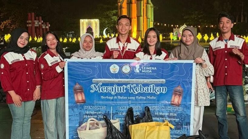 "BEM Universitas OSO Pontianak sukses menutup rangkaian program Merajut Kebaikan Ramadan 1447 H melalui aksi bakti sosial panti asuhan dan Sahur On The Road."